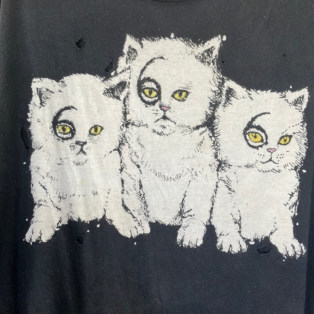 UNIF 666 kittens kitty cat tank shirt super rare!!!